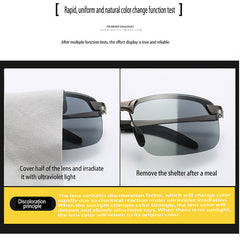Men's 2-in-1 Polarized Daytime & Night Vision Sunglasses