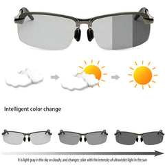 Men's 2-in-1 Polarized Daytime & Night Vision Sunglasses