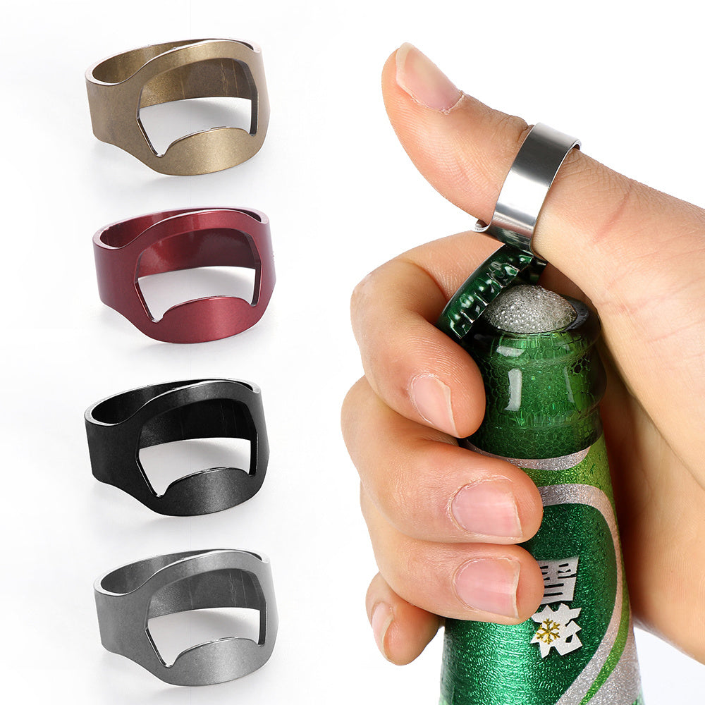 Portable Beer Bottles Opener Stainless Steel Ring Openers