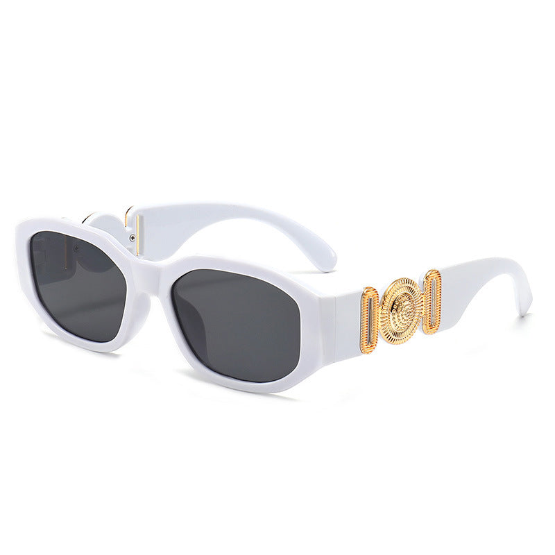 Irregular Vintage Sunglasses for Women - Stylish 90s Rectangle Shades