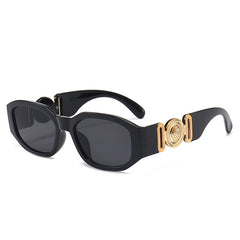 Irregular Vintage Sunglasses for Women - Stylish 90s Rectangle Shades