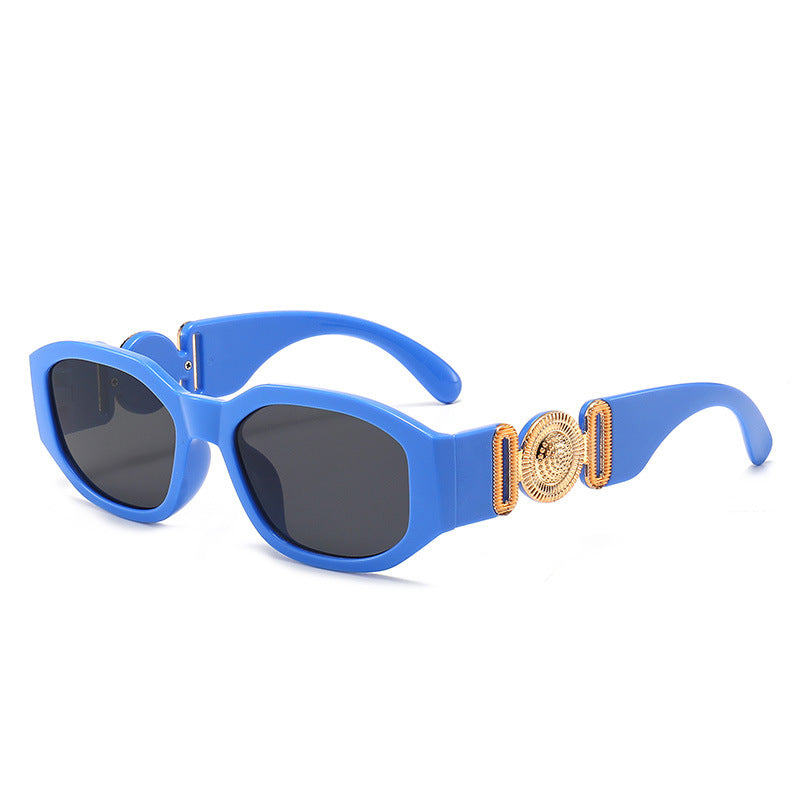 Irregular Vintage Sunglasses for Women - Stylish 90s Rectangle Shades