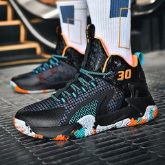 Women's Lightweight High Top Basketball Shoes Lace Up Sports Shoes