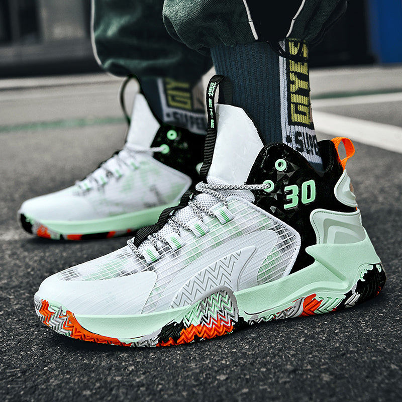 Women's Lightweight High Top Basketball Shoes Lace Up Sports Shoes