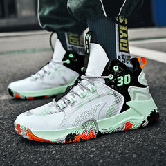 Women's Lightweight High Top Basketball Shoes Lace Up Sports Shoes
