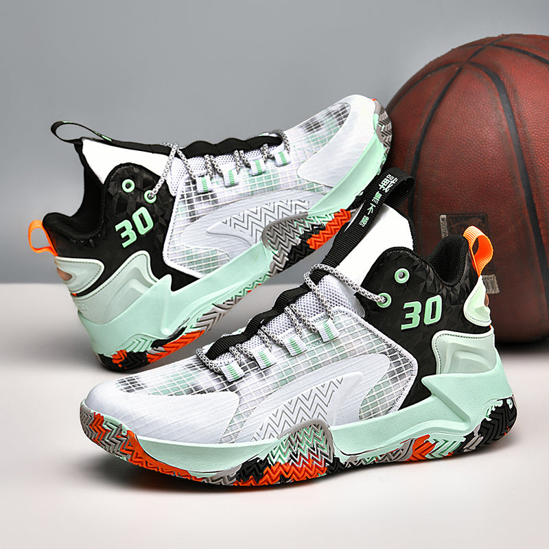 Women's Lightweight High Top Basketball Shoes Lace Up Sports Shoes