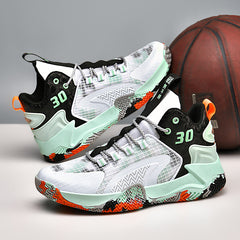 Women's Lightweight High Top Basketball Shoes Lace Up Sports Shoes