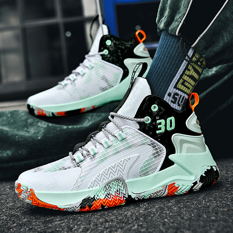 Women's Lightweight High Top Basketball Shoes Lace Up Sports Shoes