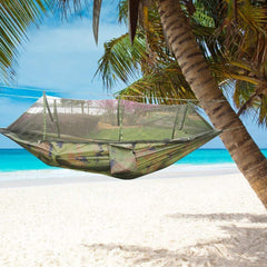 Anti Mosquito Nylon Hammock for Camping Travel and Beach