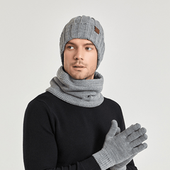 Men's Windproof Baggy Street Knitted Woolen Hat