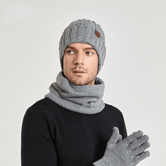 Men's Windproof Baggy Street Knitted Woolen Hat