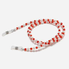 Tortoiseshell Beaded Glasses Chain Acrylic Eyeglasses Retainer