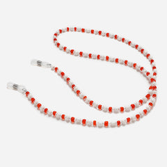 Tortoiseshell Beaded Glasses Chain Acrylic Eyeglasses Retainer