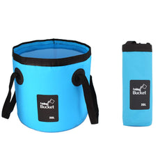 5 Gallon Collapsible Bucket Portable Wash Basin Camping Fishing Travelling