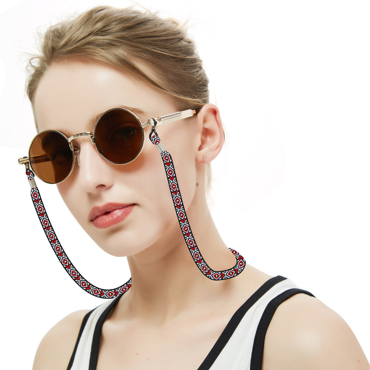 Bohemia Style Glasses Strap Eyeglasses Retainer Minimalist Block Rope