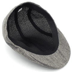 Summer Newsboy Hat Grid Flat Cap Casual Beret