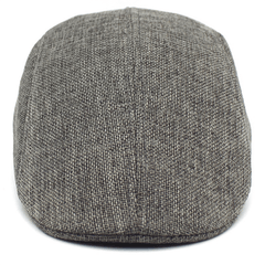 Summer Newsboy Hat Grid Flat Cap Casual Beret