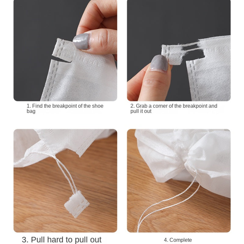 10 Pcs Travel Shoes Storage Bags Dustproof Lightweight Organzier