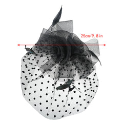 Women's Fascinators Hair Clip Feather Headwear for Wedding Party