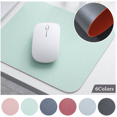 Waterproof PU Two Sided Leather Mouse Pad Gaming Mouse Pad