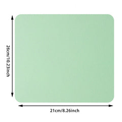 Waterproof PU Two Sided Leather Mouse Pad Gaming Mouse Pad