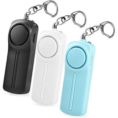 130dB Safesound Personal Alarm Keychain With LED Lights