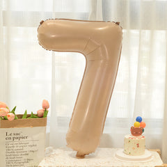 40 Inch Caramel Number Balloon Birthday Party Decoration