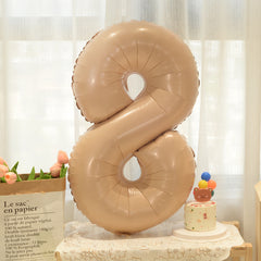 40 Inch Caramel Number Balloon Birthday Party Decoration