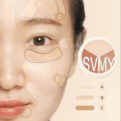 Matte Concealer Palette for Dark Circles and Acne