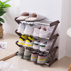 Shoe Rack Assembly Home Bookshelf