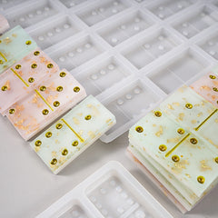 Silicone Domino Molds for Resin Casting Personalized Dominoes