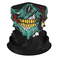 Skull Head Neck Seamless Face Mask Men's Anti Cold Bandana
