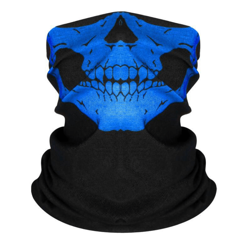 Skull Head Neck Seamless Face Mask Men's Anti Cold Bandana