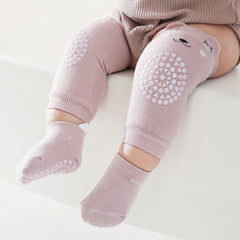 Baby Cartoon Knee Pads & Ankle Socks Set