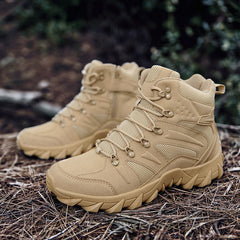Men's Durable Hiking Shoes Anti skid Outdoor Sneakers Rubber Sole