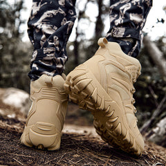 Men's Durable Hiking Shoes Anti skid Outdoor Sneakers Rubber Sole