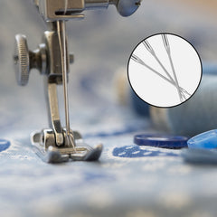 60pcs Sewing Machine Needles & Bobbins for Singer Brother