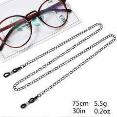 Metal Glasses Chain Golden Copper Chain Mask Hanging Chain