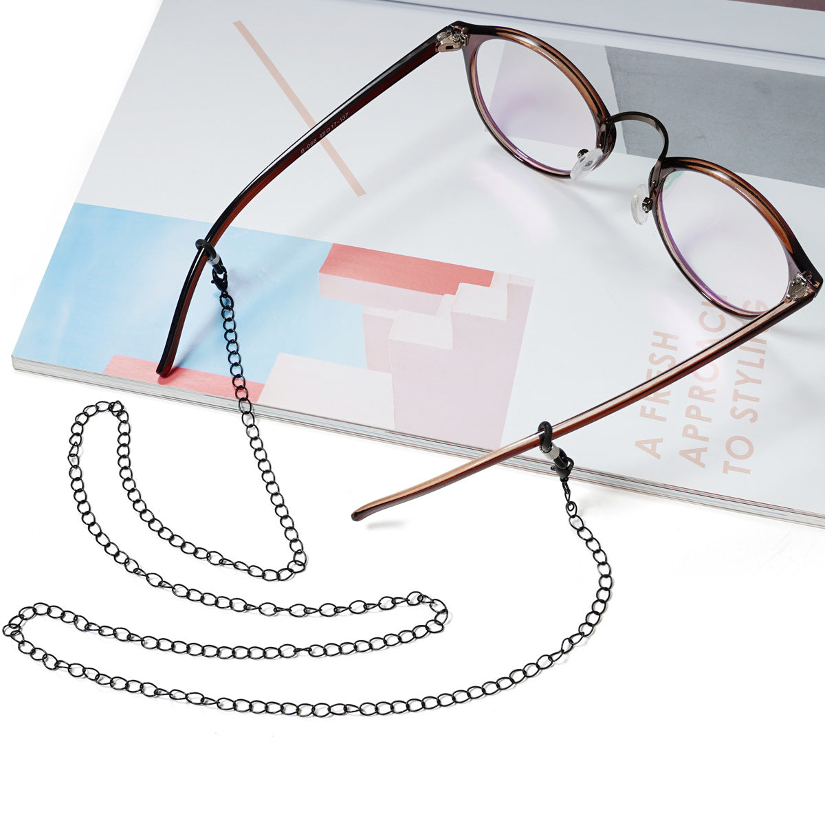 Metal Glasses Chain Golden Copper Chain Mask Hanging Chain