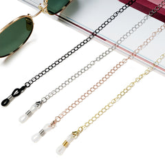 Metal Glasses Chain Golden Copper Chain Mask Hanging Chain