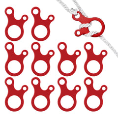10pcs Wind Rope Buckle for Tent Setup 3 Hole Cord Adjuster