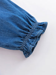 MARC&JANIE Girls Spring Cotton Denim Shirts
