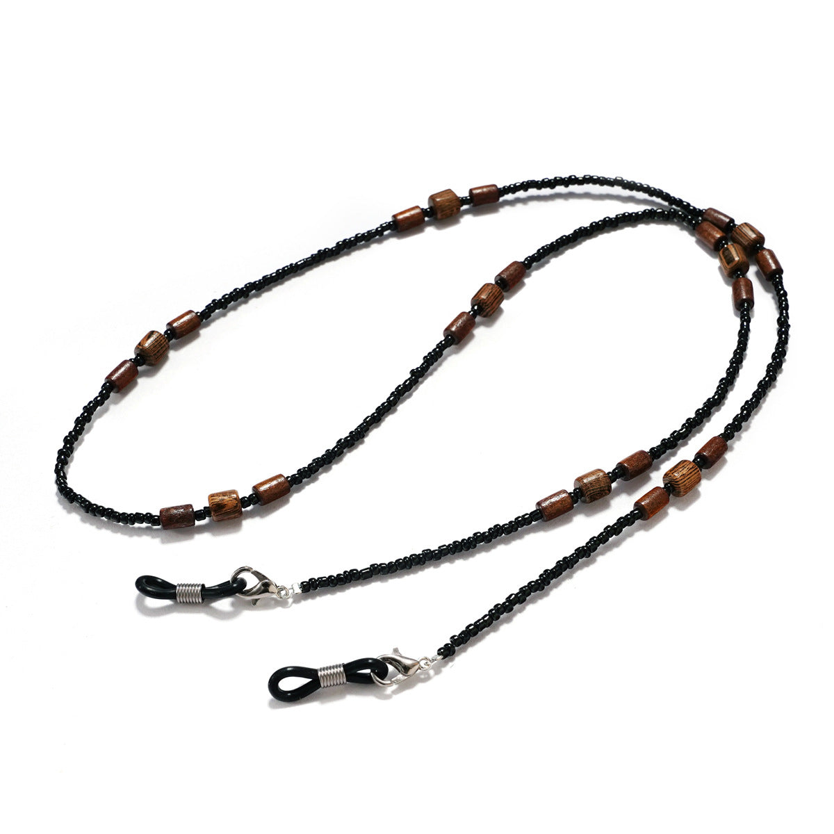 Wooden Beads Beaded Glasses Chain Sunglasses Lanyard Eyeglass Cord