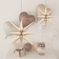 22 Inch Caramel Explosion Star Balloon Party Decoration