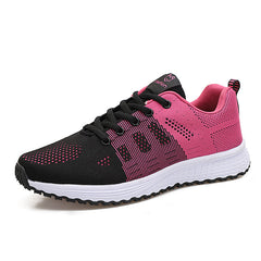 Breathable Knitted Sports Shoes Lightweight Anti Slip Running Sneakers