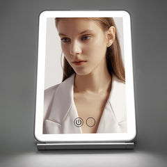 LED Makeup Mirror With 80 LED Lights Travel Touch Screen Cosmetic Mirror