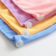 Women's Quick Drying Hair Cap Absorbent Towel Soft