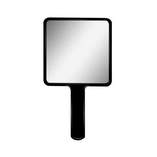 Handheld Square Makeup Vanity Mirror with Handle for Spa Salon