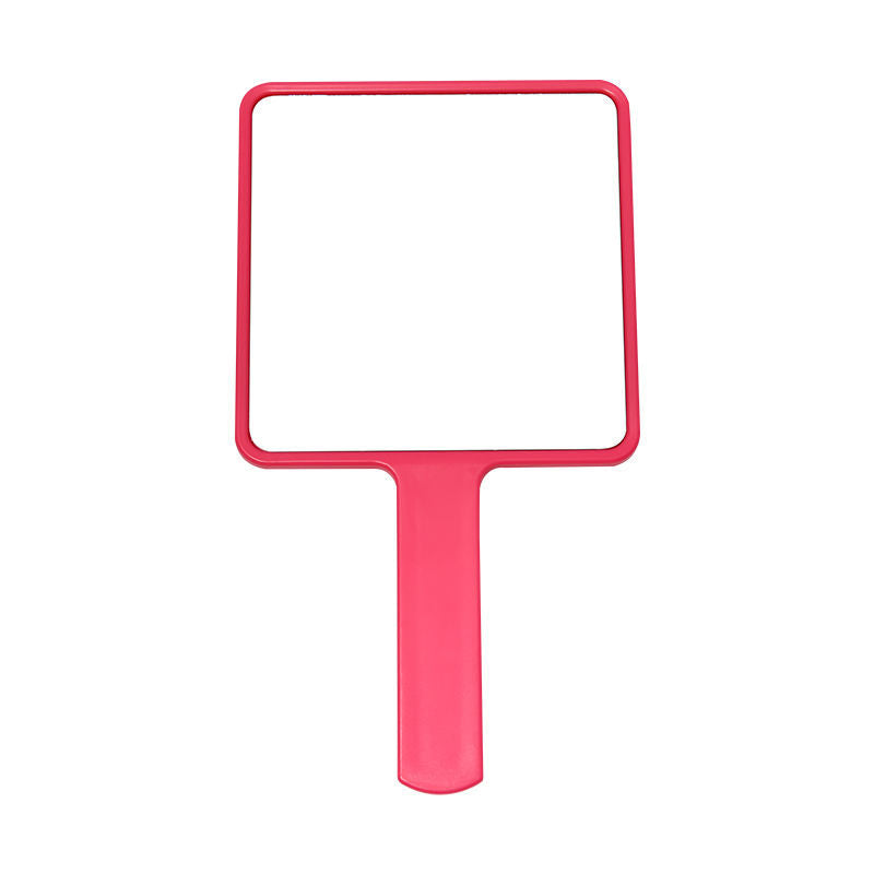 Handheld Square Makeup Vanity Mirror with Handle for Spa Salon