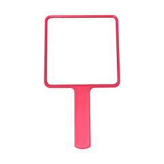 Handheld Square Makeup Vanity Mirror with Handle for Spa Salon